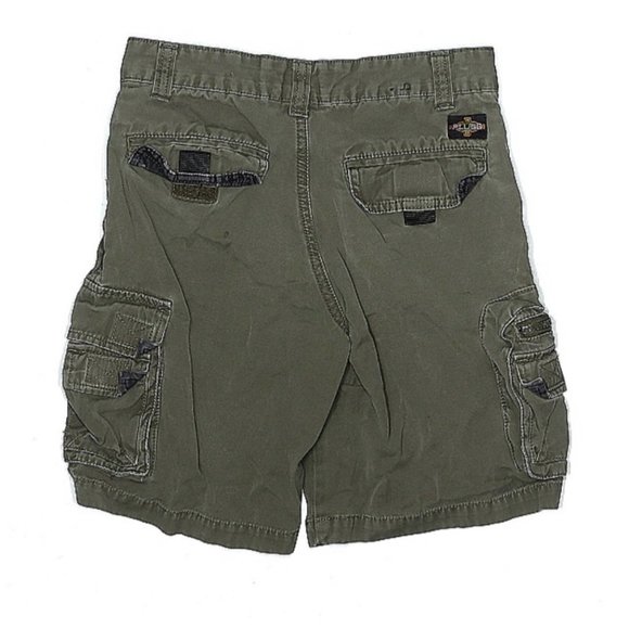 PLUGG boy cargo shorts green solid size 8 - Picture 2 of 12
